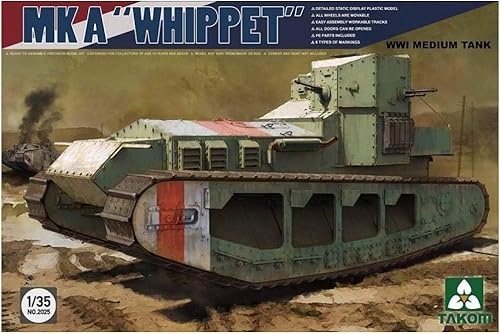 TAKOM Mk.A Whippet WWI - Tanque mediano (escala 1/35)