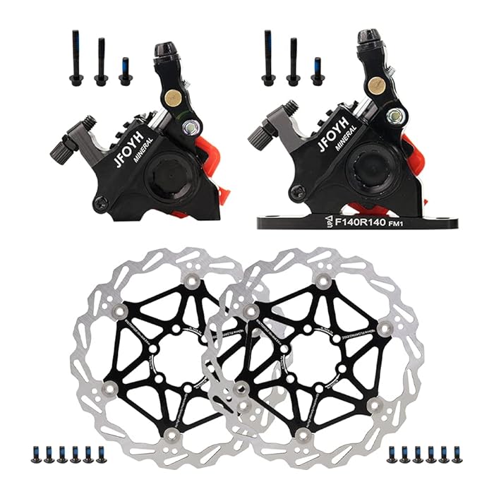 Buy JFOYH Flat Mount Line Pulling Hydraulic Disc Brake Calipers Kit for