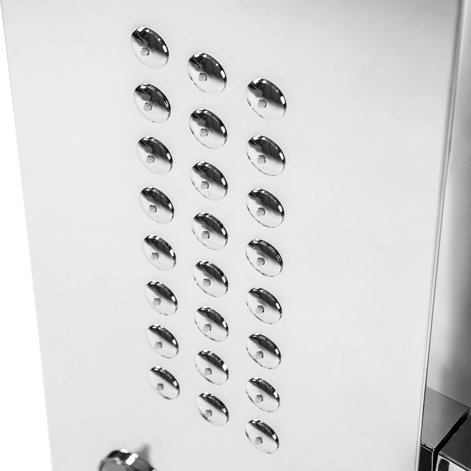 ZOLTA Panel Prysznicowy z Hydromasażem – Zestaw Prysznicowy z Baterią, Deszczownicą i Wylewką, Nowoczesny Panel Natryskowy do Łazienki, Komfortowa Kąpiel SPA w Domu