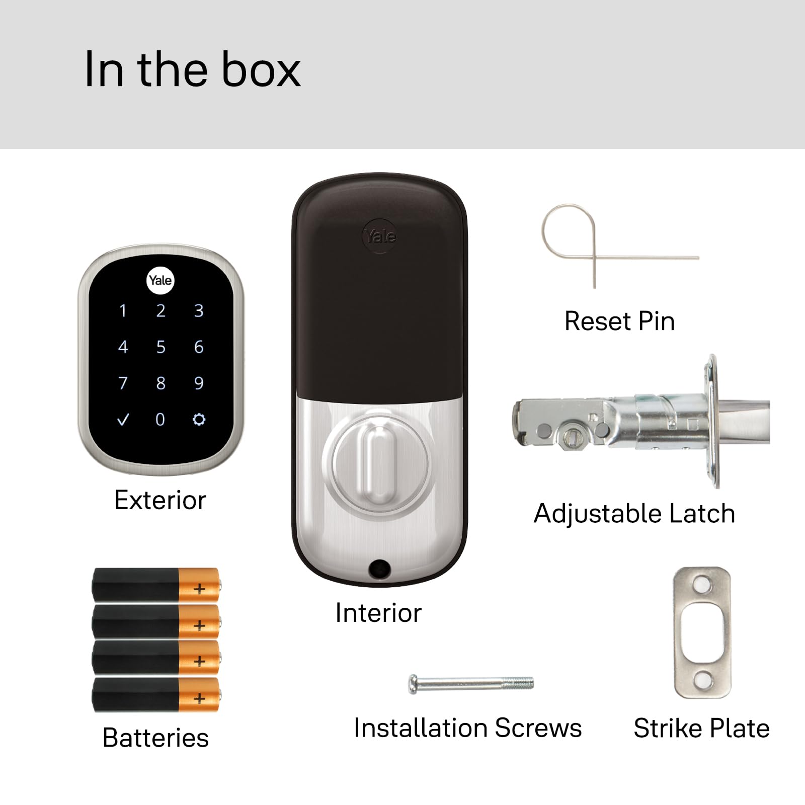 Amazon.com: Yale Security Keyless Entry Touchscreen Deadbolt