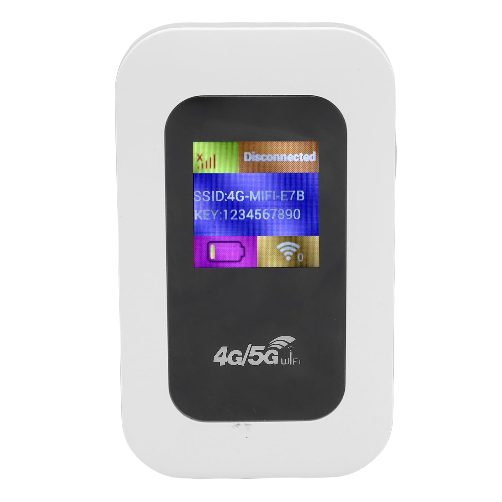 Ejoyous Hotspot mobile, WiFi 5G 300Mbps Plug and Play Slot per scheda SIM Router WiFi WiFi portatile Fino a 10 utenti WiFi