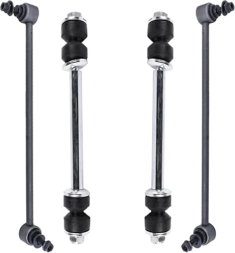 Miniatura 34 de Detroit Axle - 4 barras estabilizadoras para Jeep Grand Cherokee Commander 2005-2010 2006 2007 2008 2009 de repuesto delantero y trasero