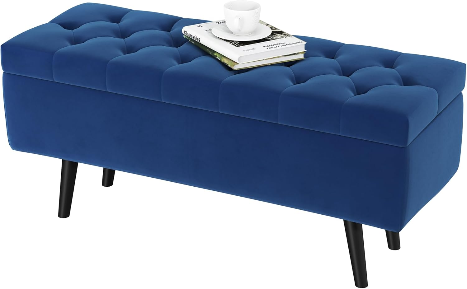 YITAHOME Storage Ottoman, ButtonTufted Storage Bench