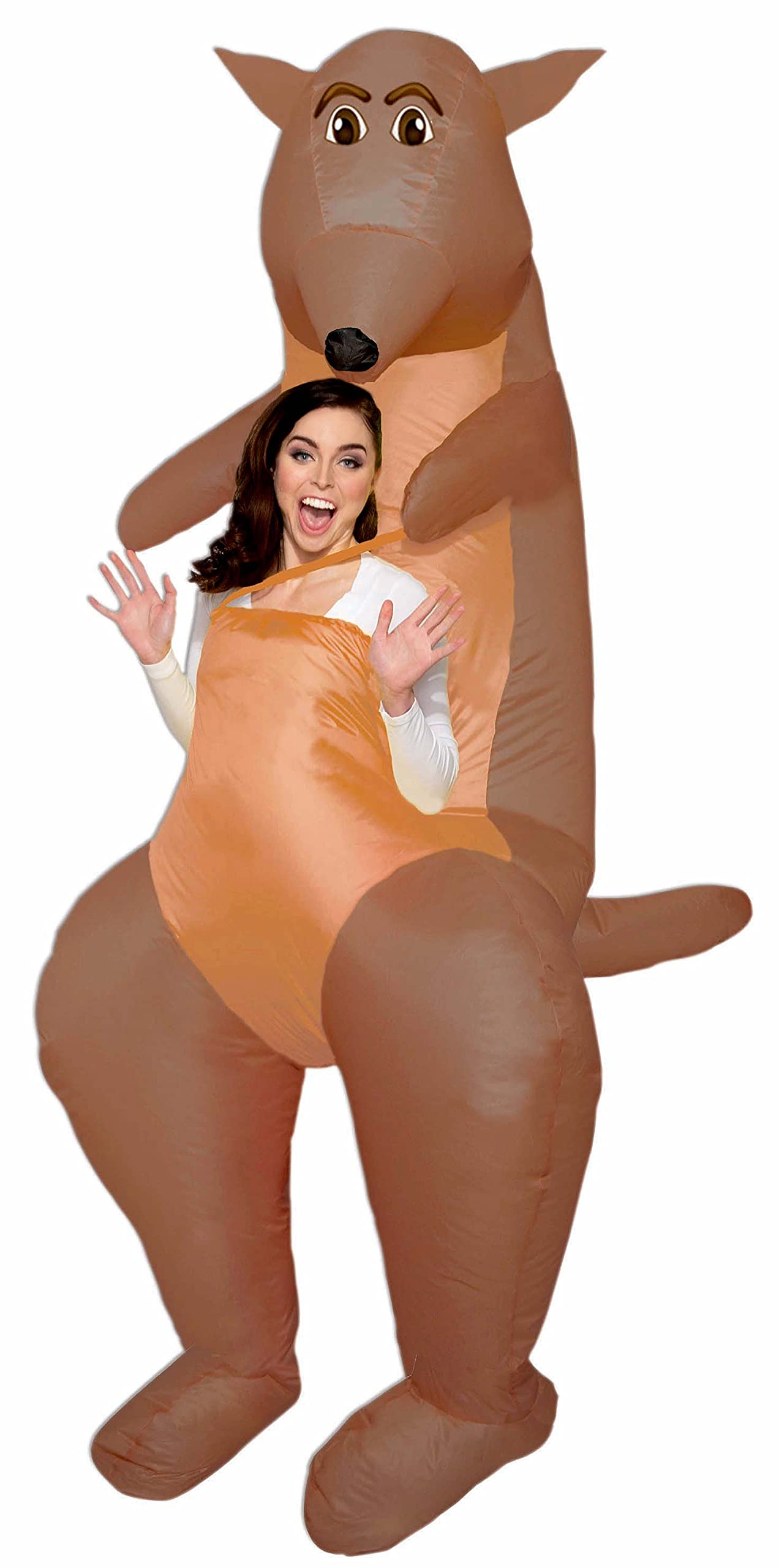 Adult Inflatable Kangaroo Carry Me Costume