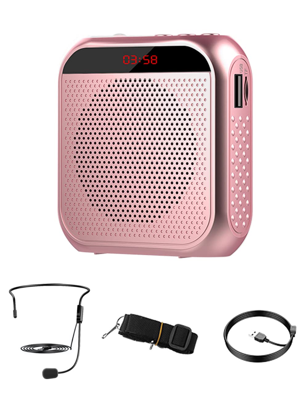 Amazon | yiteng 拡声器 メガホン スピーカー ポータブル拡声器 ハンズ