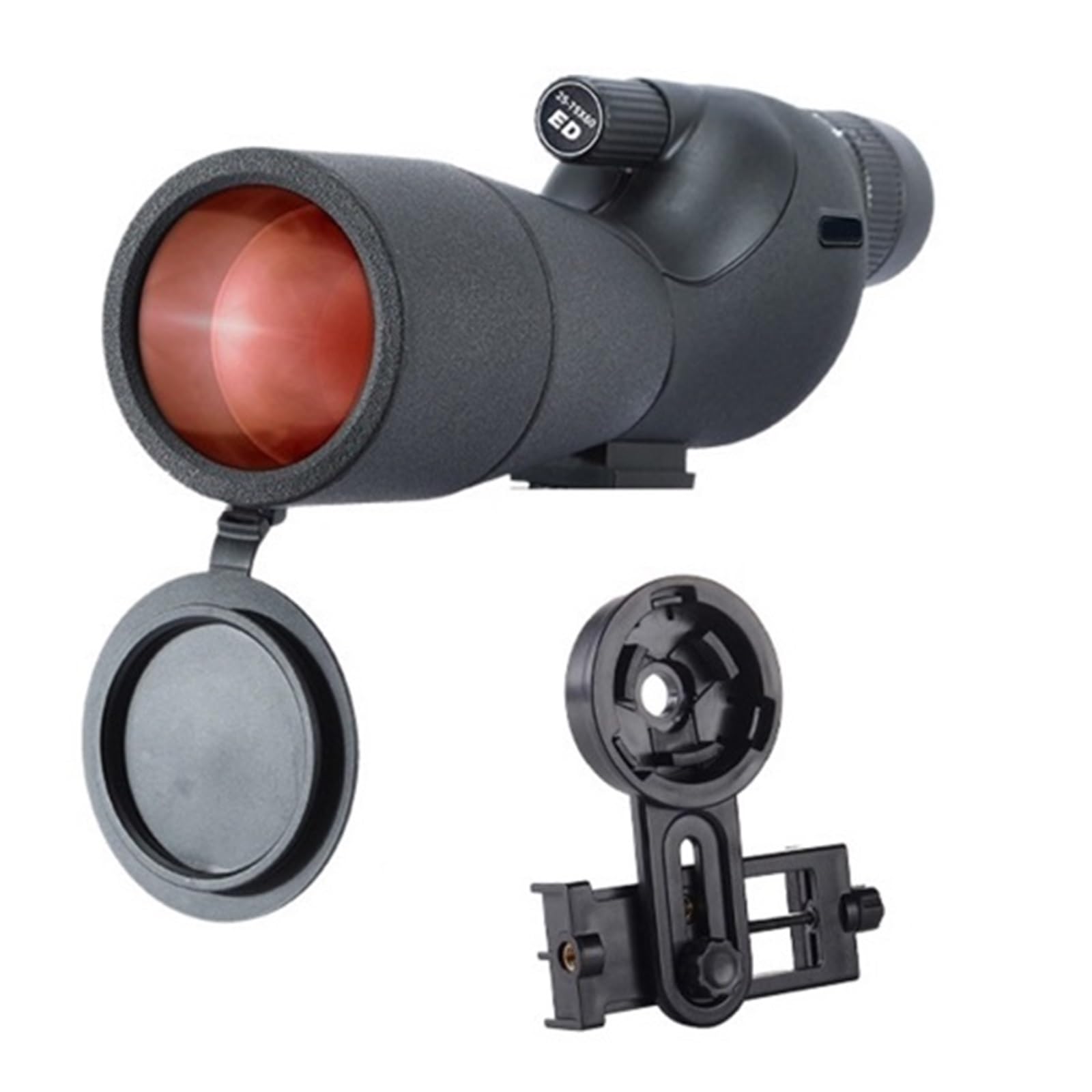 25-75x70/ 60 HD Télescope Zoom Monoculaire WatchingBird Puissant Longue Portée Étanche Longue-Vue for Le Tir Camping Tourisme Grossissement Net(25-75x60 Black A)