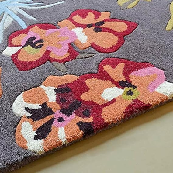 Image of OLEFIN Handmade Thick Woolen Anti Slip Carpet and Rugs for Living Room Bedroom Hall Dinning Room Kids Room Carpet