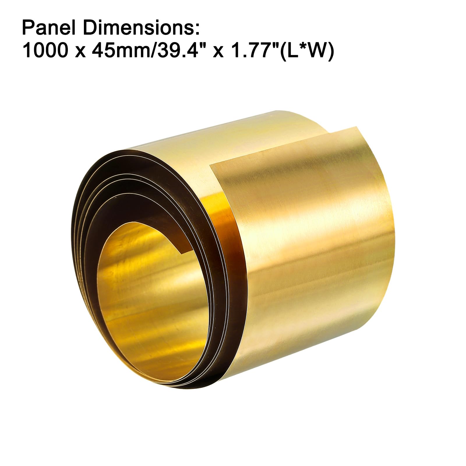 Foglio Di Rame A4 Per Scuola Rotolo Di Ottone 0,1mm X 1000mm X 40mm | Lastra Metallica Per Fai Da Te E Artigianato Fogli Rame Per Sbalzo