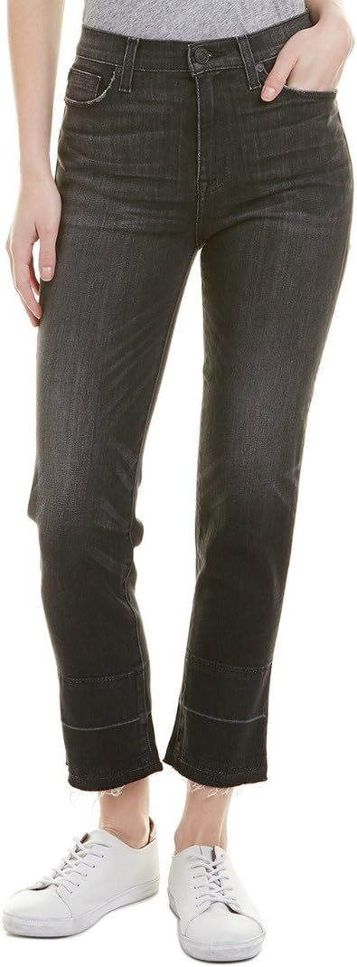Hudson Jeans Women's Zoeey High Rise Straight Jean with Released Raw Hem, Tint, 30