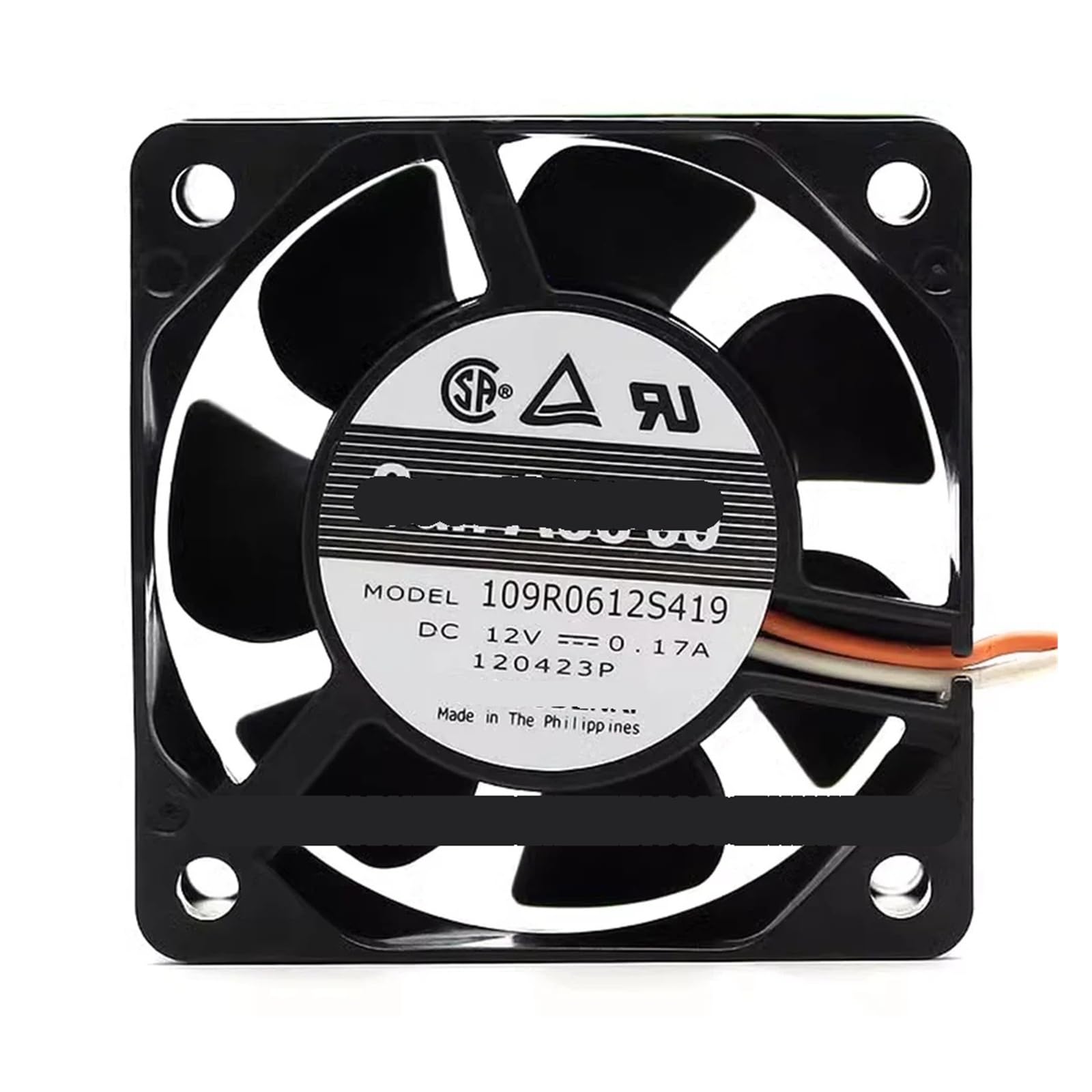 Ventilateur de refroidissement 109R0612S419 DC12V pour boîtier PC
