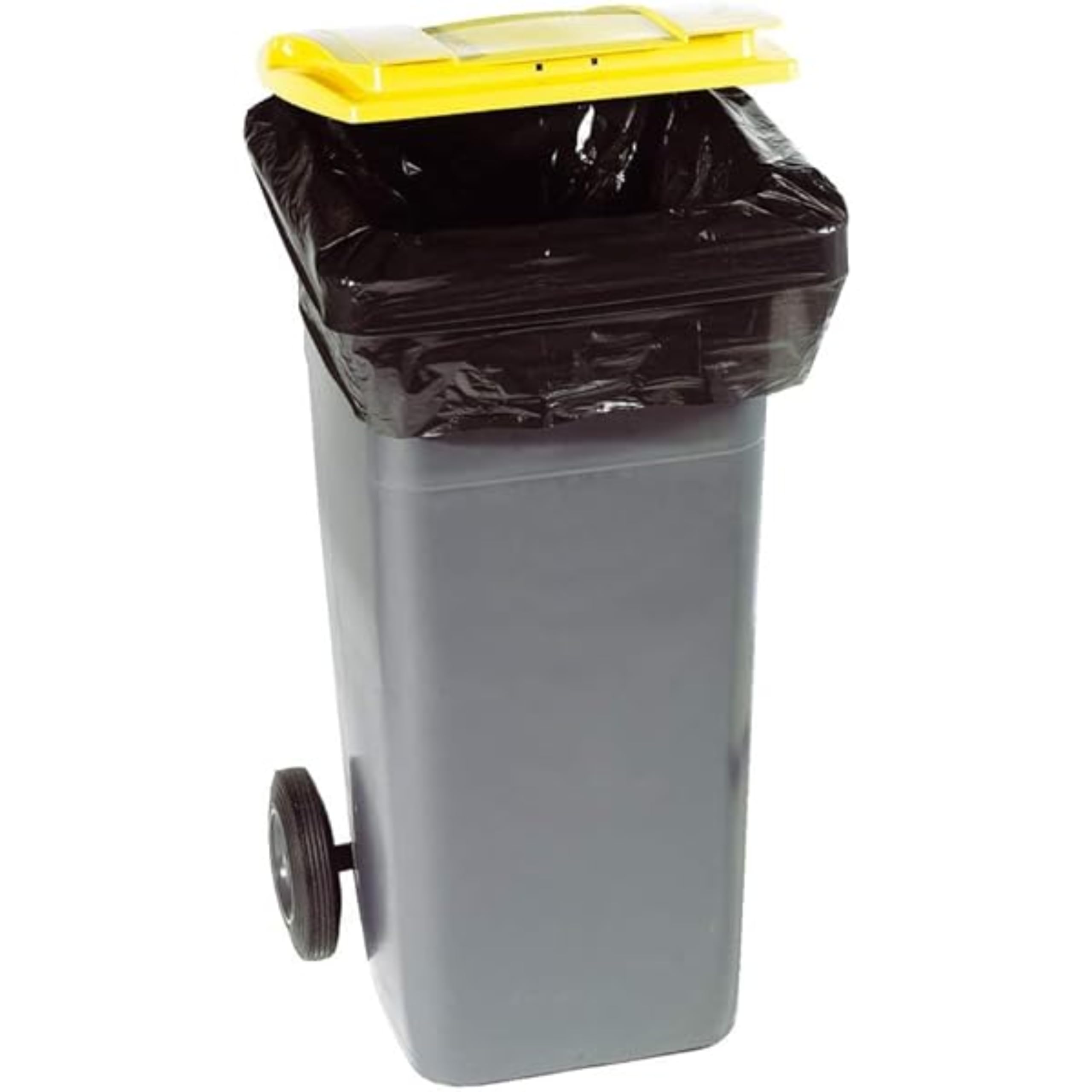 DSTOCK60, 100 Housses pour Poubelles 240L, 610x1118x1321 mm, Sacs poubelles 240 litres ultra résistants