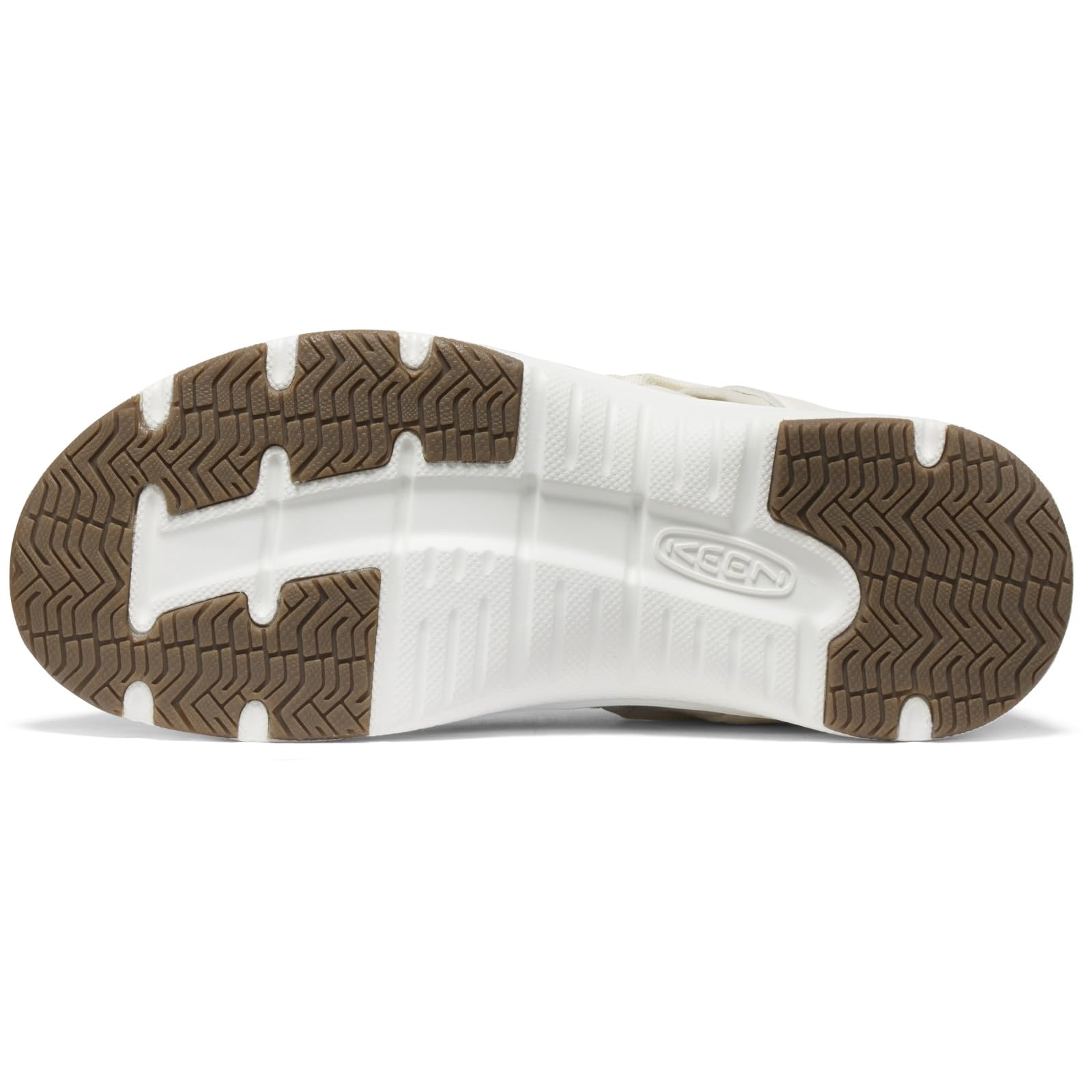 KEEN Uneek O3 - Sandalias transpirables de dos cordones para mujer, ajuste cómodo, abedul/blanco estrella, 41 EU
