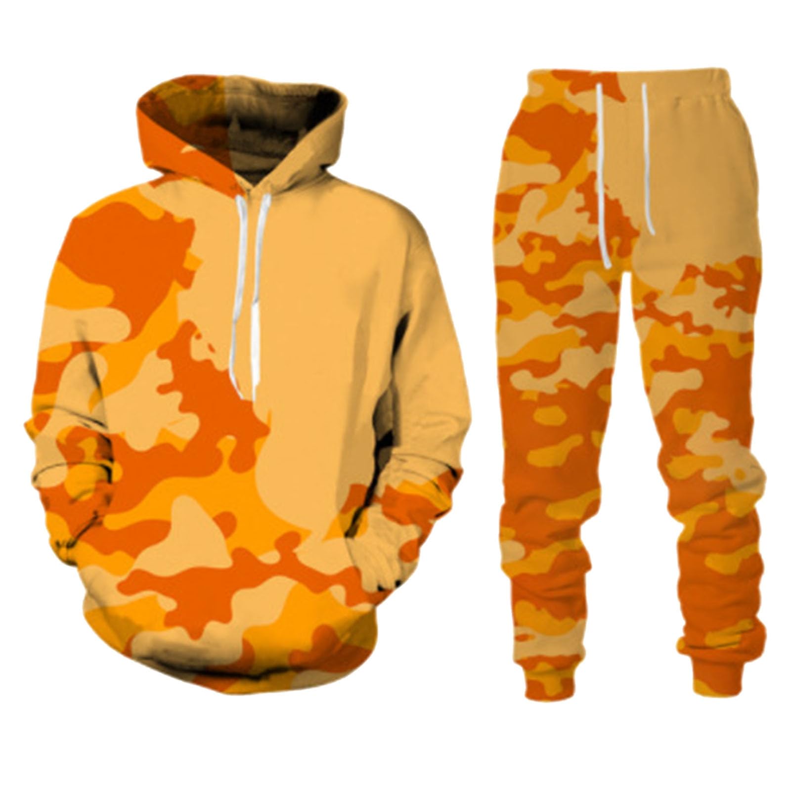 Générique Set da uomo 2 pezzi in cotone tuta top e pantaloni set homewear perfetto per regalo di San Valentino A70, azzurro, XXXL