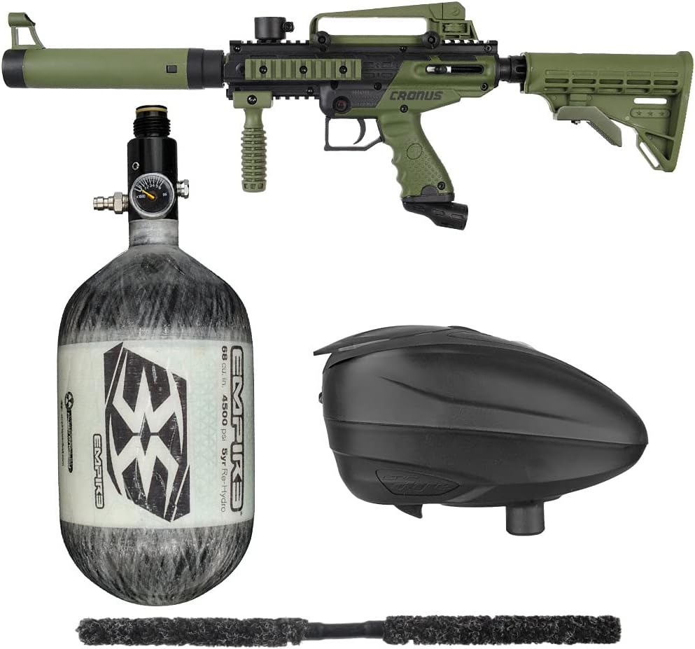 Action Village Tippmann Cronus Basic & Tactical Contender Paintball Gun Package Kit
