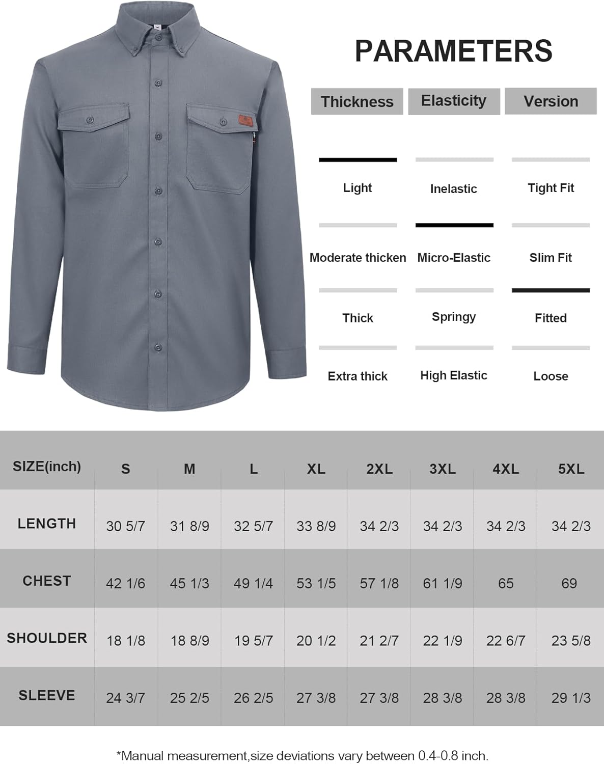 FR Shirt for Men 6oz Ripstop Lightweight Back Vented Mesh Breathable Flame Resistant CAT2 NFPA2112 Welding Shirts - Image 7