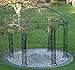 Produktbild Gartenlaube, Garten Pavillon, Rosenpavillon, Pavillon Eisen, Pavillon Metall Rund Athene Ø 300 cm (Schwarz Bergolin)