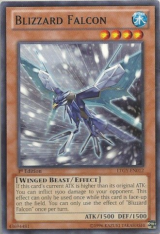 YU-GI-OH! - Blizzard Falcon (LTGY-EN012) - El Señor de la Galaxia Tachyon - Edición ilimitada - Común