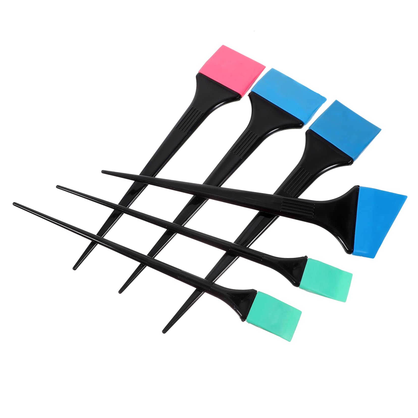 Beatifufu Hair Tint Brush Set 6pcs Silicone Hair Dye Applicators for Home or Professional Use