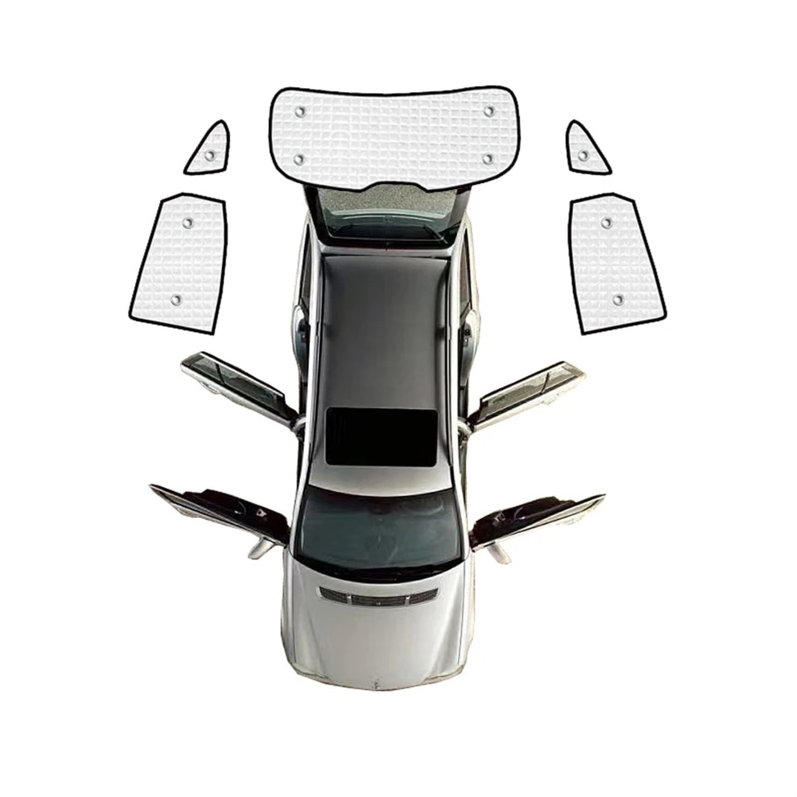 Parasol de coche Hyundai Santa Fe para proteger niños en trayectos 7