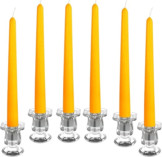 Kerzenständer Set 6-tlg. Gold - Konische Halter In 3 Höhen Für Stabkerzen