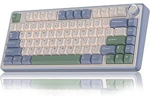 AULA F75: Unleash the Power of Soft Click with a Sleek Wireless Mechanical Keyboard