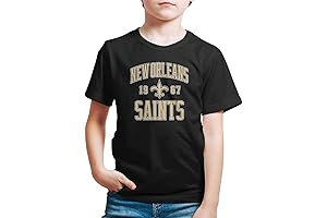 Girls Saint's Short Sleeve Fan Tee