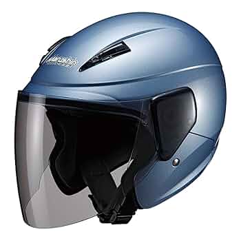 mini SHRED 青 ヘルメット　レーシングヘルメット　新品 Amazon | マルシン(MARUSHIN) バイクヘルメット セミジェット M