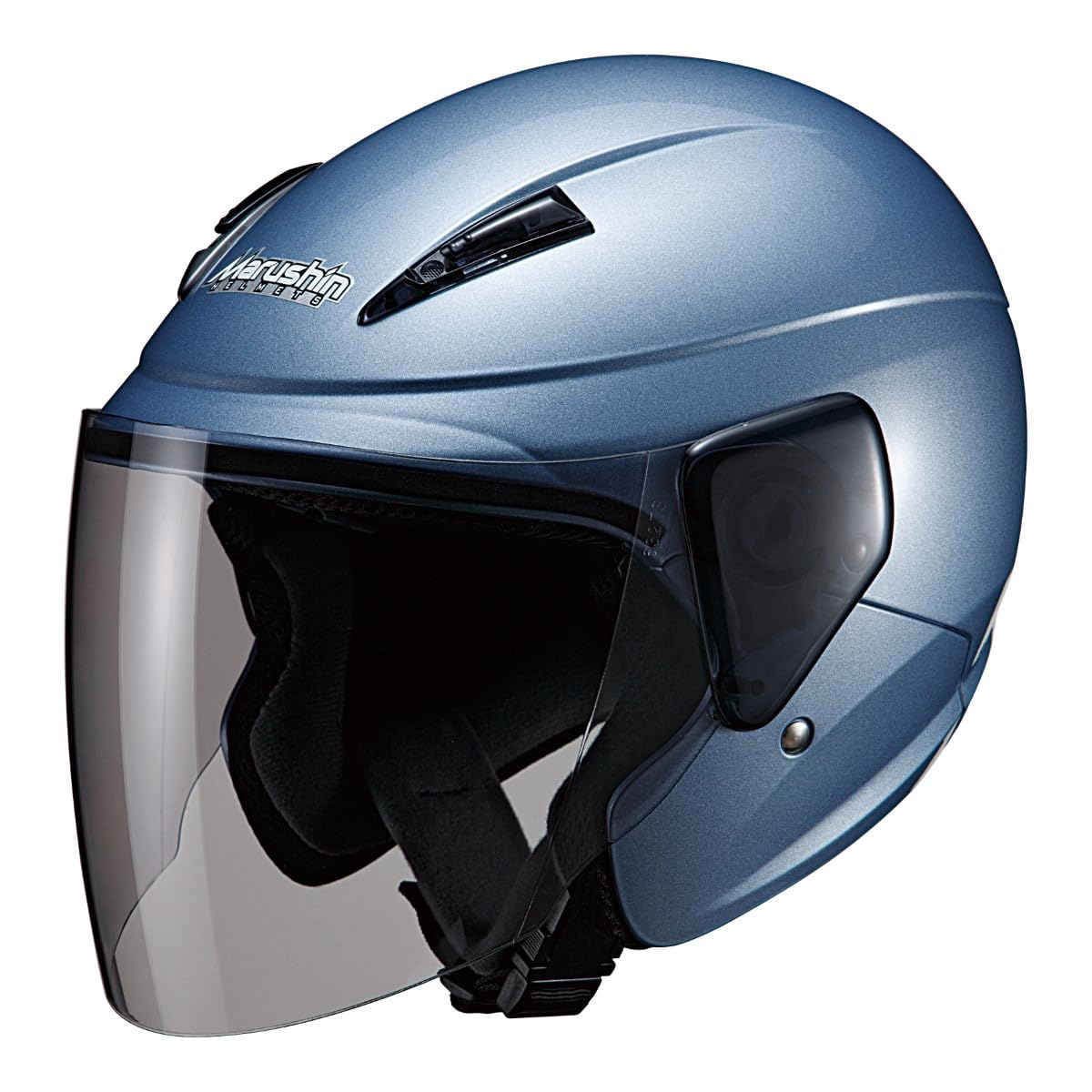 mini SHRED 青 ヘルメット　レーシングヘルメット　新品 Amazon | マルシン(MARUSHIN) バイクヘルメット セミジェット M