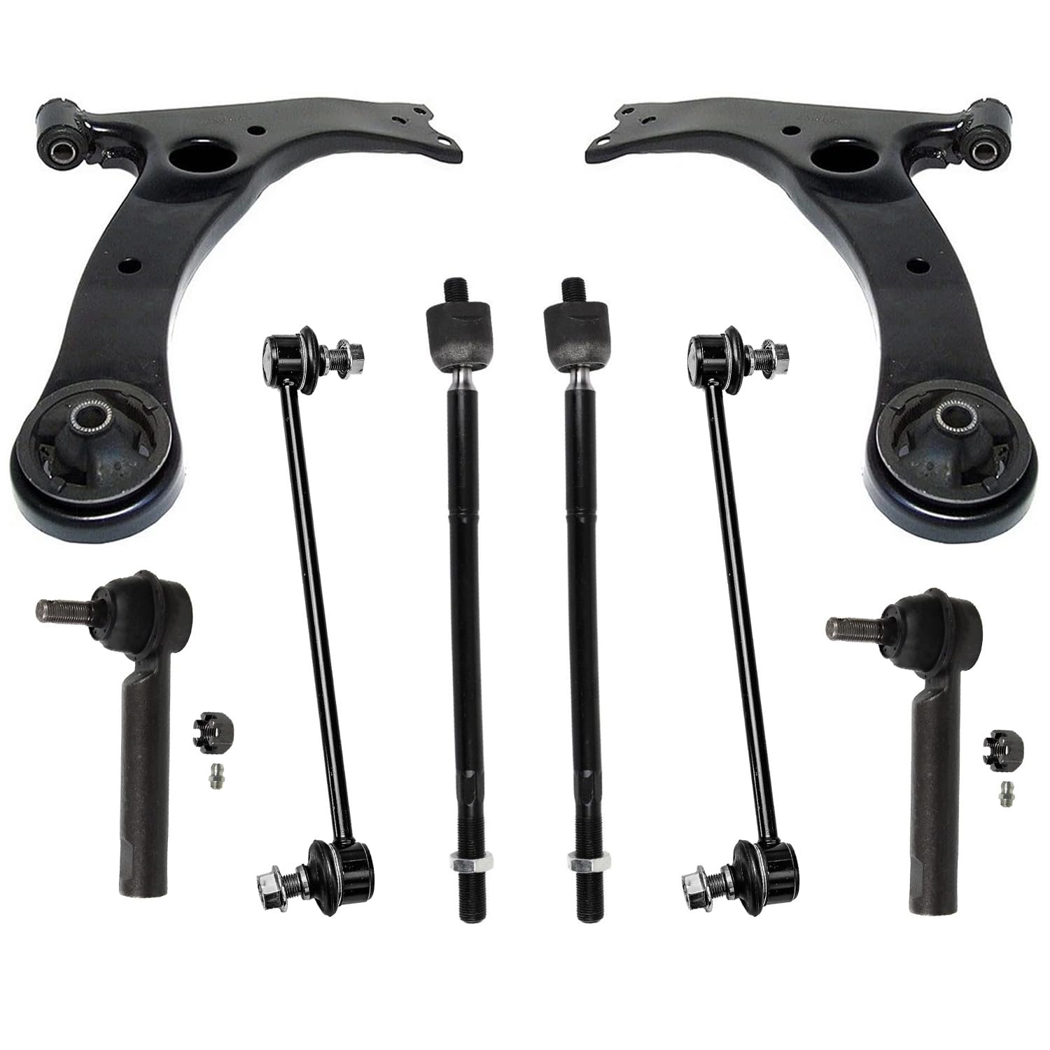 Detroit Axle - 8pc Front End Kit for 2009-2013 Toyota Corolla 2009-2014