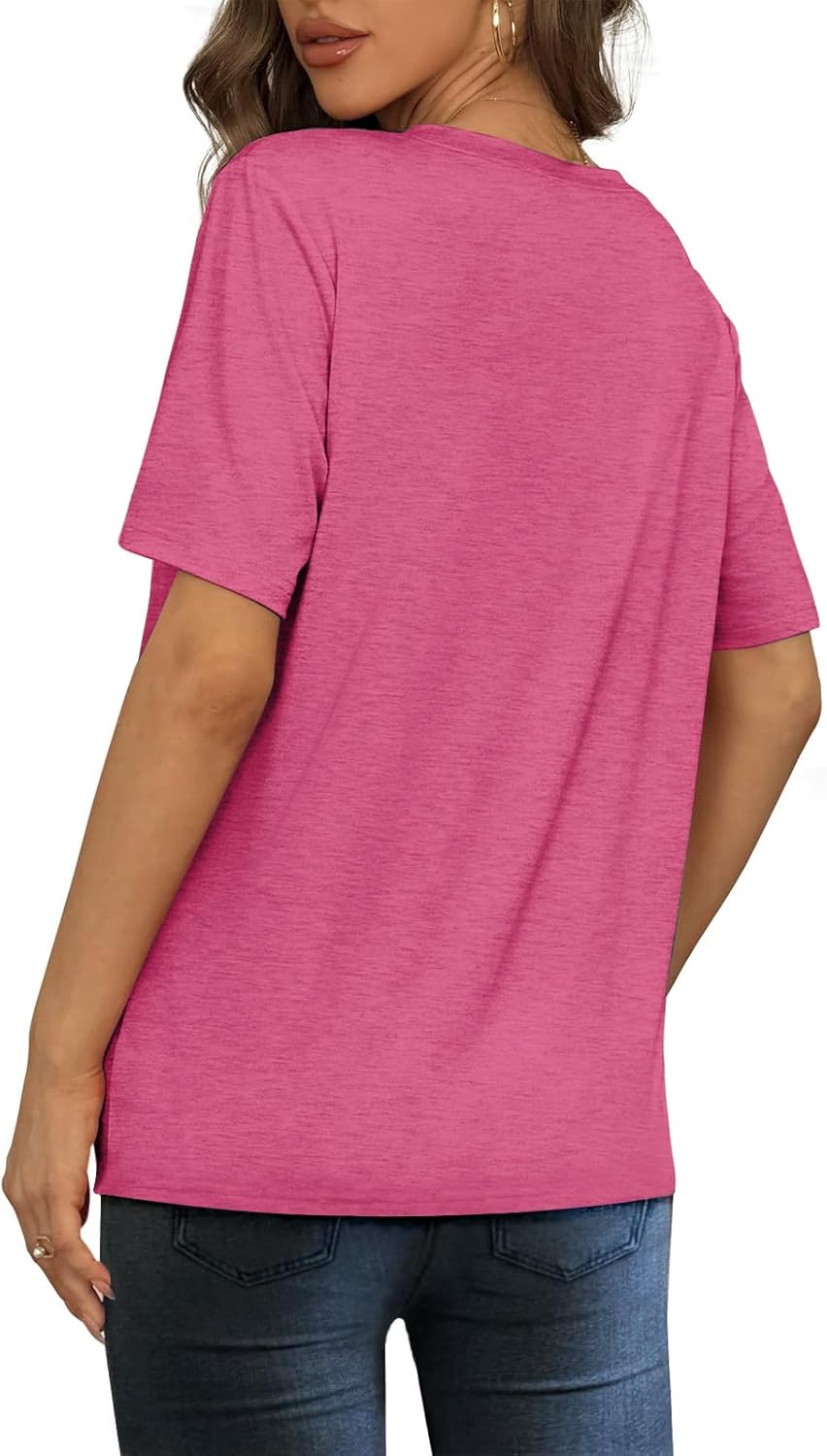 Funny Cat T Shirts for Women Everything is Fine Graphic Tees Casual Short Sleeve Summer Tops Crewneck Shirt - Image 2