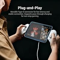 Vista 3 de GameSir G8 Plus MFi Phone Controller for iPhone 15/16/17/iPad Mini & Android (USB-C), Officially MFi Certified- Ergonomic Grip, Play Call of