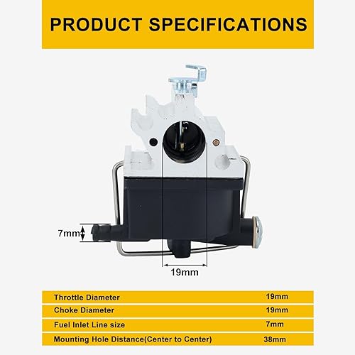 Miniatura 7 de Panari 632671 VLV60 Carburador para Tecumseh 632671C 632671A 632671B VLV55 VLV126 VLV50 VLV50 VLV40 VLV65 VLV66 VLXL50 Toro Craftsman cortacésped