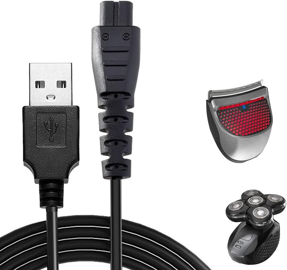 WAHFOX Charger Cord for Remington Shaver Charger Cord USB Cable Power Cord for Remington XR7000 HC4250 Charger Cord (USB Charger Cord)