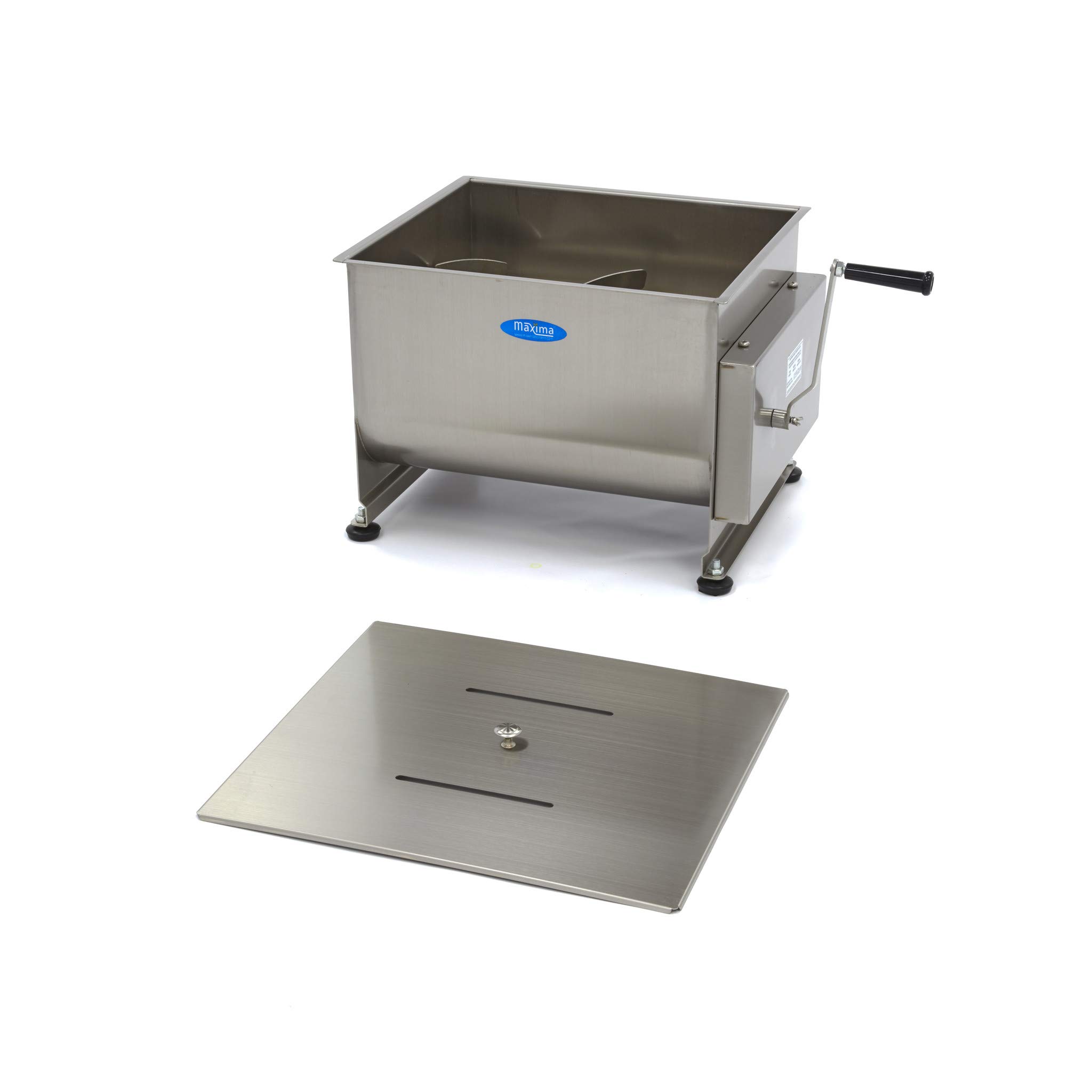 Maxima Mixeur à viande gastro - 40 l - 35 kg de viande - Double axe - Manuel