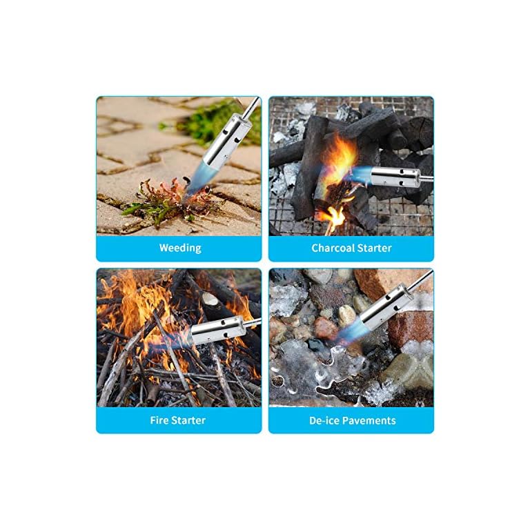 Weed Torch Propane Burner,Blow Torch ,50,000BTU,Gas Vapor, Self