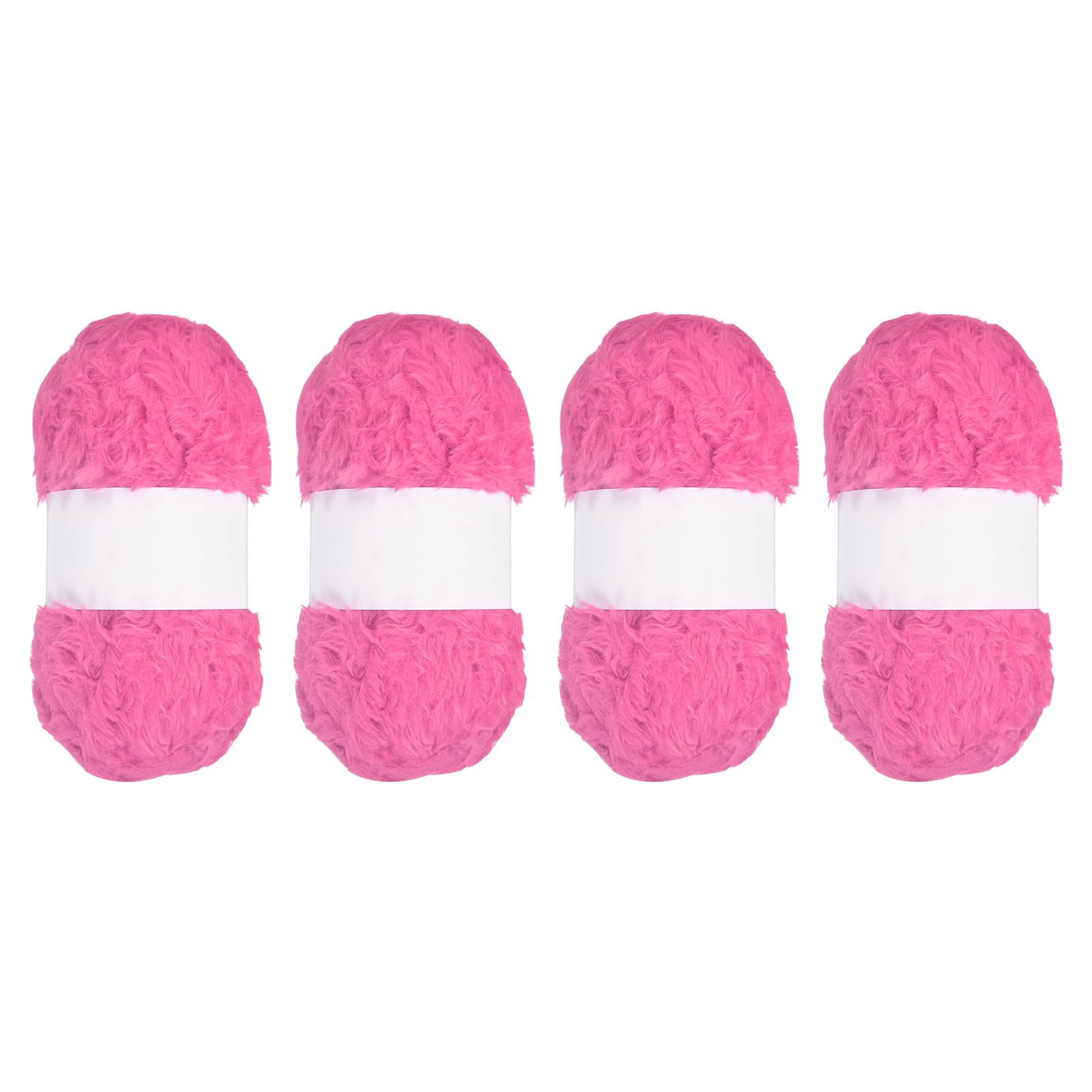 Couvertures au crochet et pulls doux avec le fil en peluche cramoisi PATIKIL en polyester