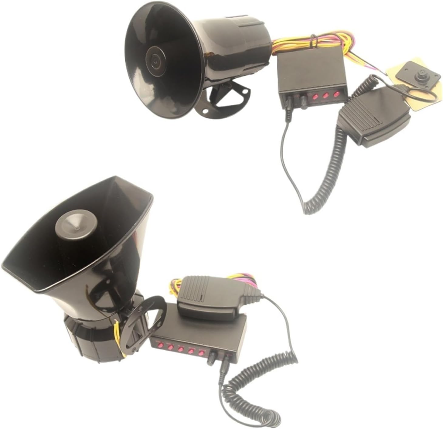 New 12V Car Horn 3/5-tone High-power 100W(12V three-tone (3 buttons))