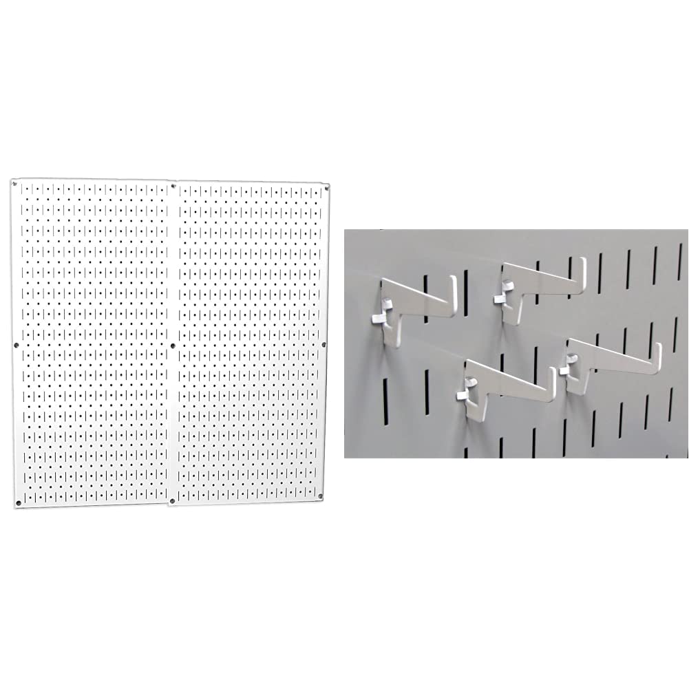 Wall Control Metal Pegboard Pack with Slotted Hooks