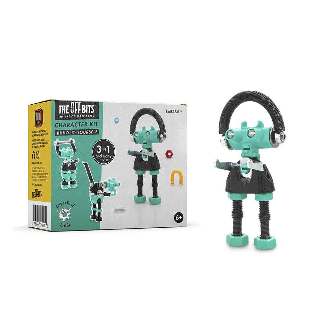 The OFFBITSOB0306 "BabaBit" Robot Toy - Green