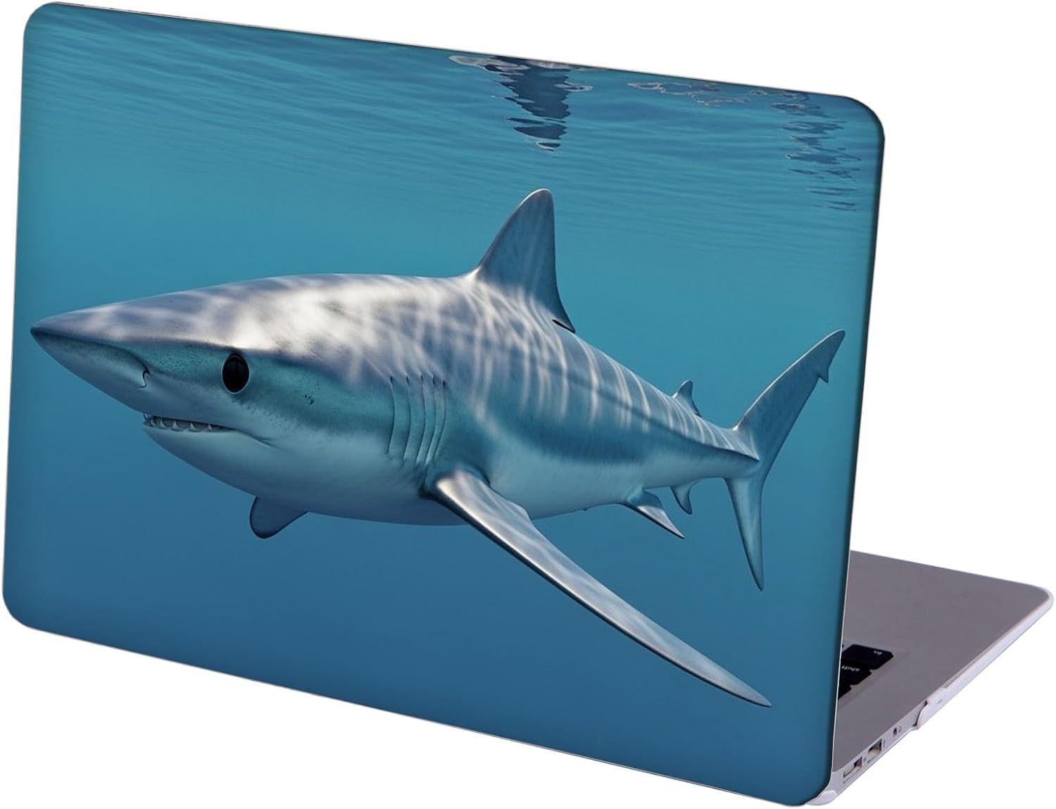 Compatible with MacBook Neo 13-inch, Hard Shell Case with Keyboard Cover and Screen Protector (A3404 A18 Pro chip, 2026 Release) - Shark Attack MC23324