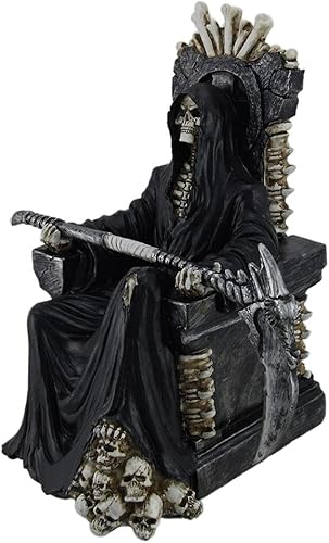 Miniatura 2 de Zeckos La muerte pálida descansa la parca en el trono de hueso sosteniendo la estatua de guadaña