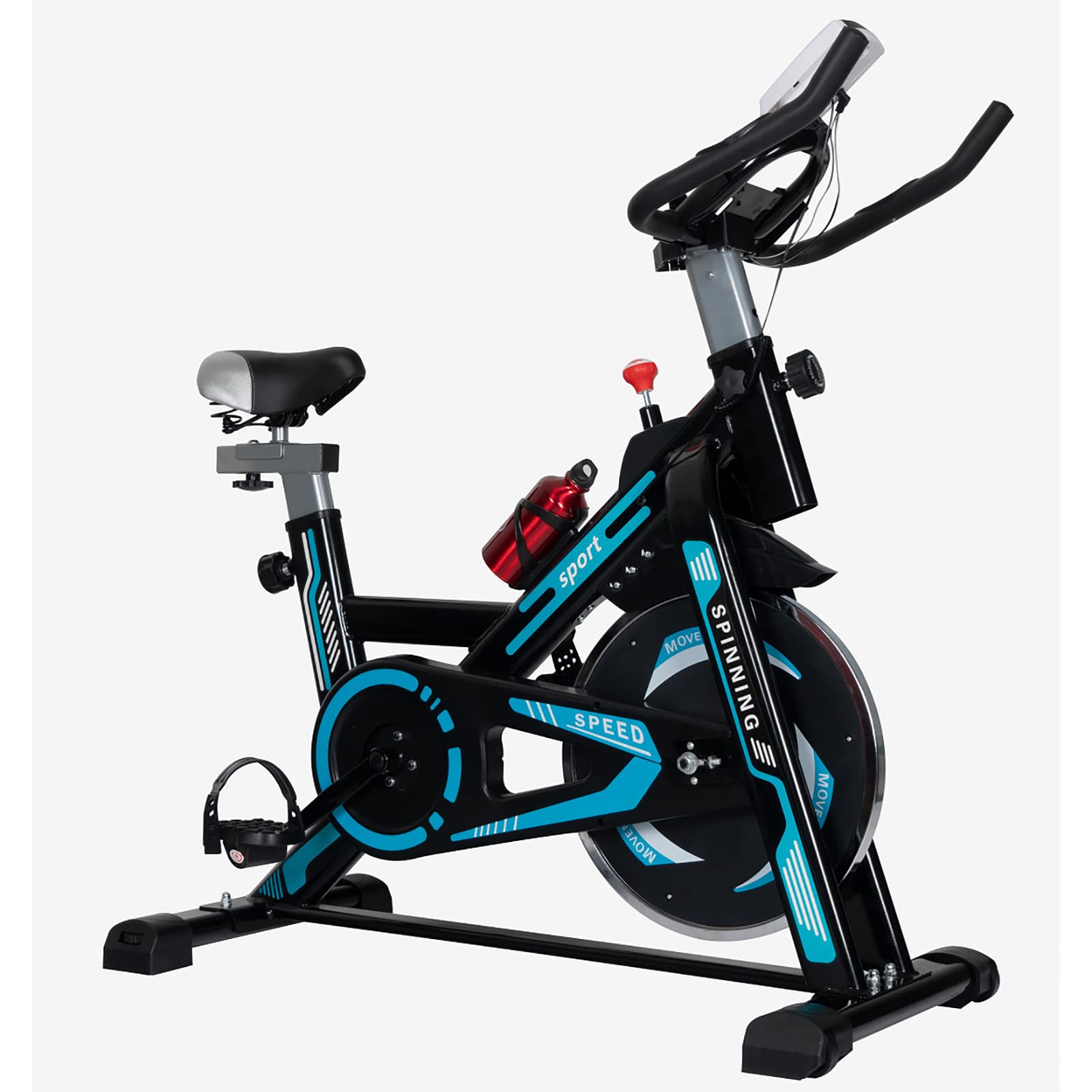 Rower treningowy, cichy opór magnetyczny, rower stacjonarny z wygodną poduszką do siedzenia do domowego sprzętu fitness