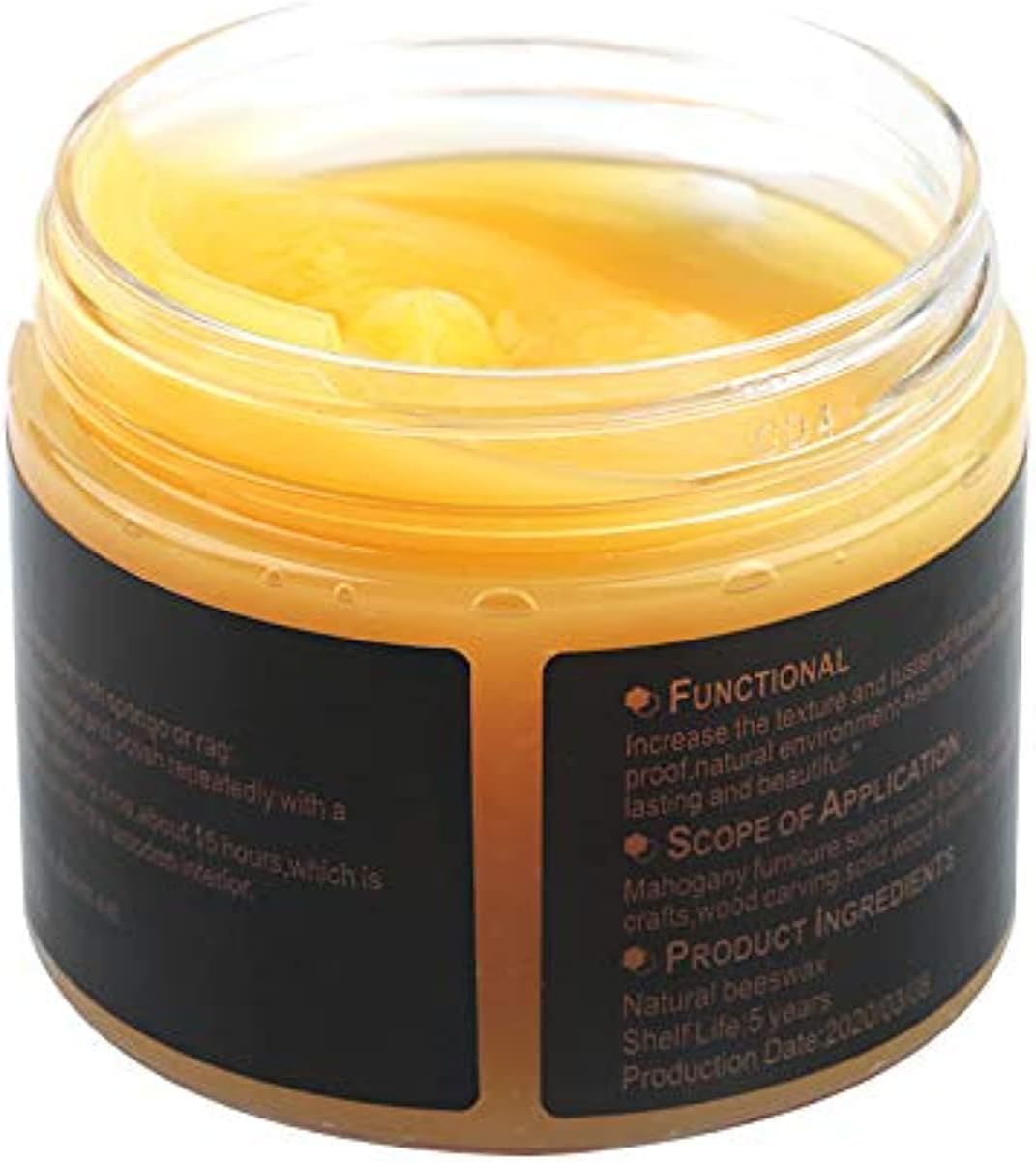 BEE ONE Natural Wood Seasoning Beewax for Furniture, 85g x 2 Pieces