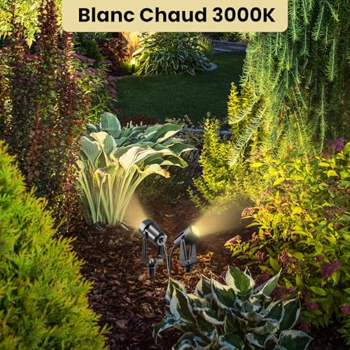 Spot LED extérieur Yuusei pack de 8 pour éclairage de jardin étanche IP65 - 6