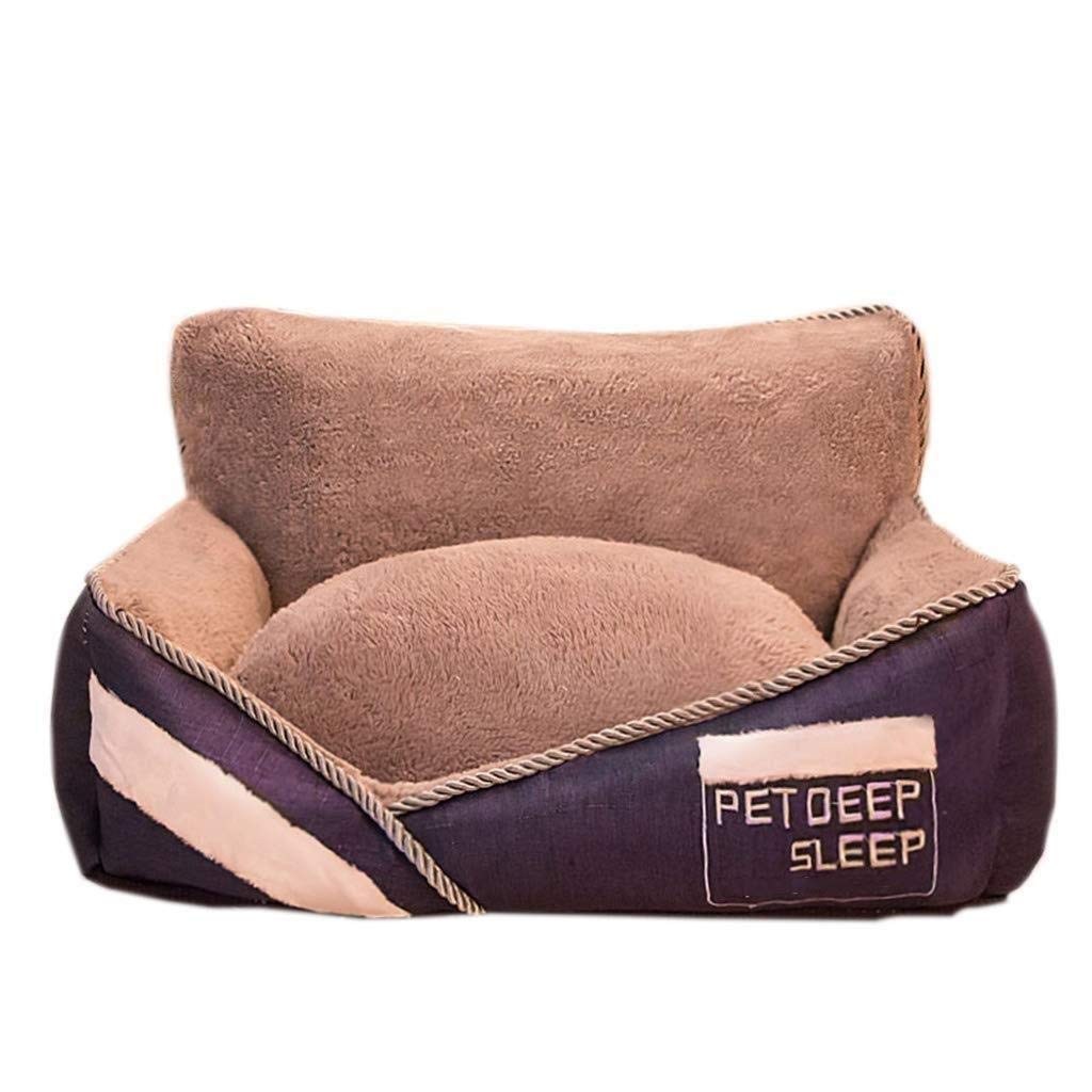 FCXBQ Dog Beds Extra Soft Washable Comfortable Pet Bed Sofa Cat Pillow Sleep Bed Orthopedic relief and improved sleep, non-slip floor (4 easy to clean (size: 53 \\ u0026 times; 76 \\ u