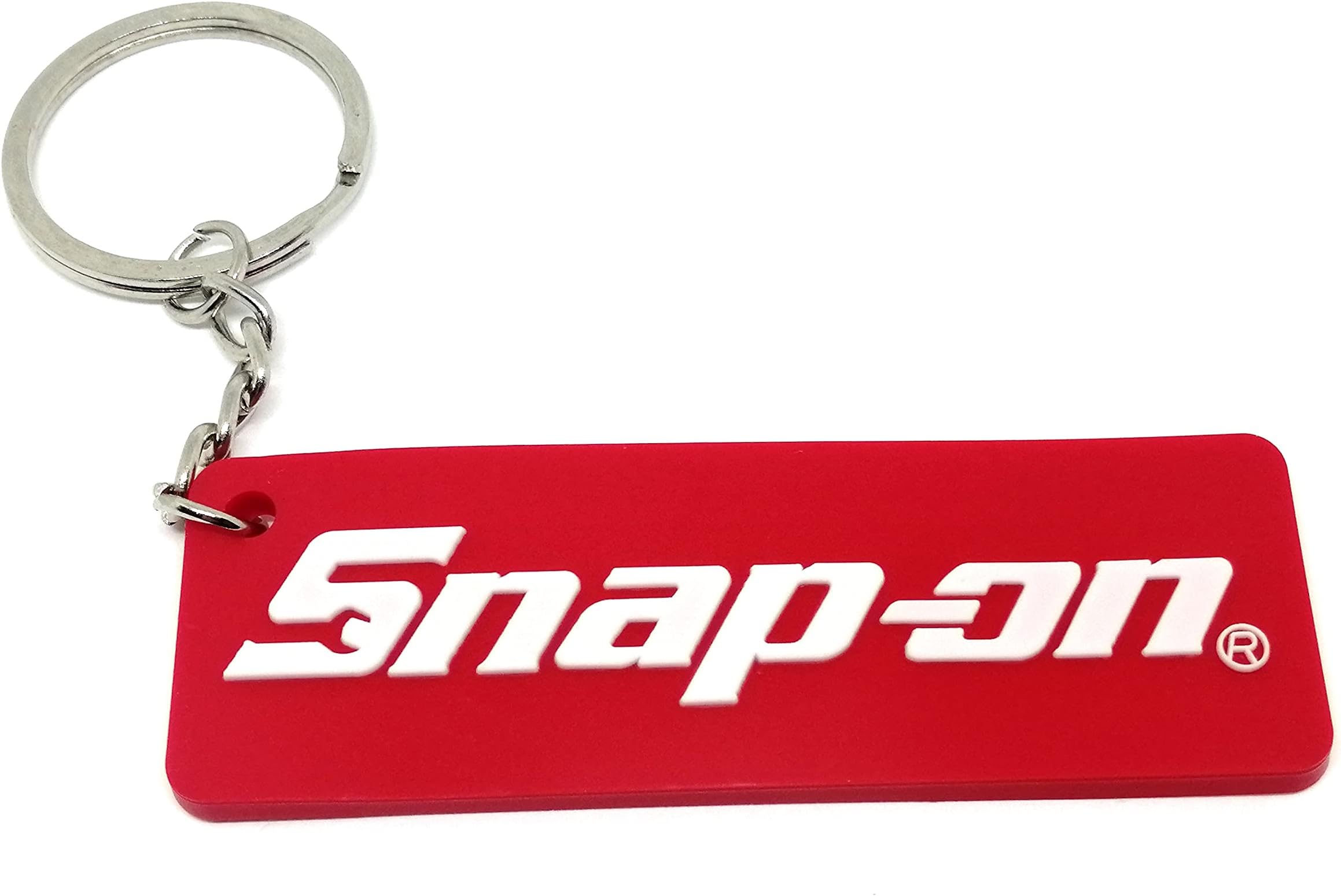 Snap On 2x MECHANICS SILICONE KEYRING FOR TOOLBOX DIAGNOSTICS HAND TOOLS BADGE IMPACT SPANNER