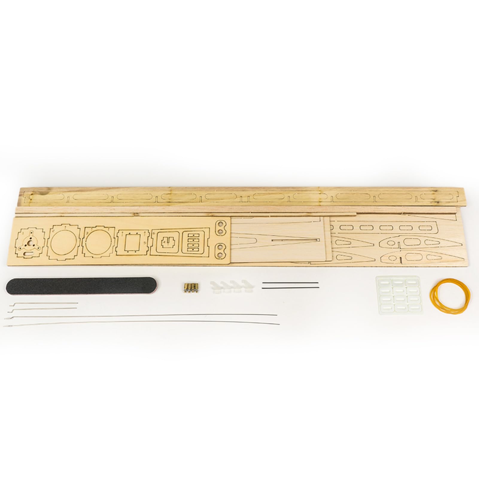 Balsa Model Samolotu Samolot Balsa Samolot RC Latająca Zabawka 580mm rozpiętość skrzydeł Wycinana Laserowo Zestaw Elektryczny z Silnikiem Bezszczotkowym Serwo ESC 10A dla (Typ ZESTAWU)