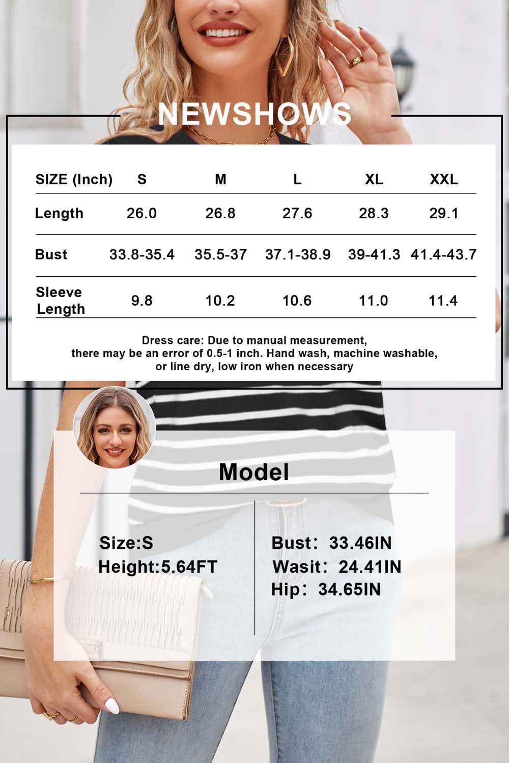 Newshows Womens Summer Short Sleeve Sweater Tops Fall Business Casual Outfits Crewneck Lightweight Dressy Knit Shirts - Image 5