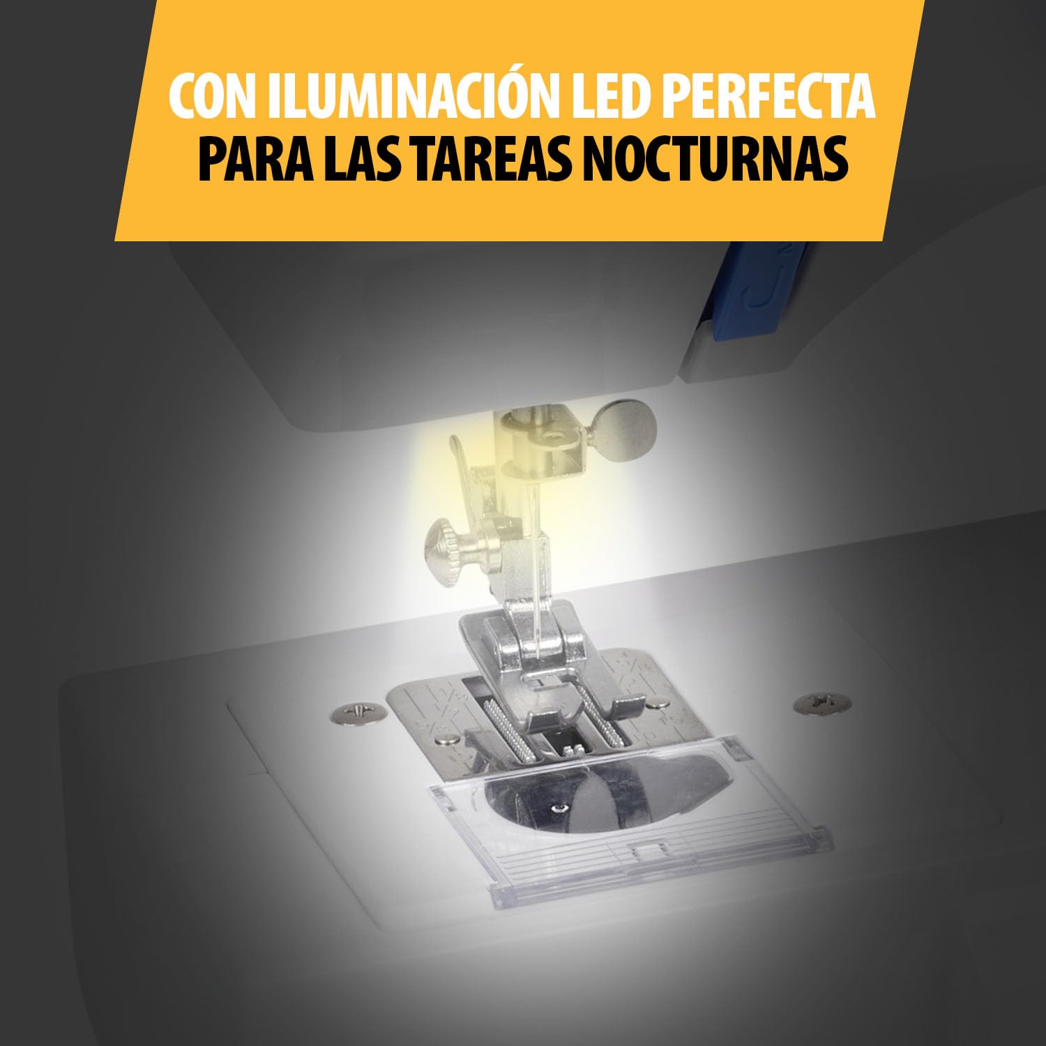 Tristar Máquina de Coser, 14 Puntadas, Ojal en 4 Pasos, Brazo Libre, Luz LED, Costura Inversa, Enhebrado Automático, Cortahilos, Incluye Funda Protectora, SM-6003