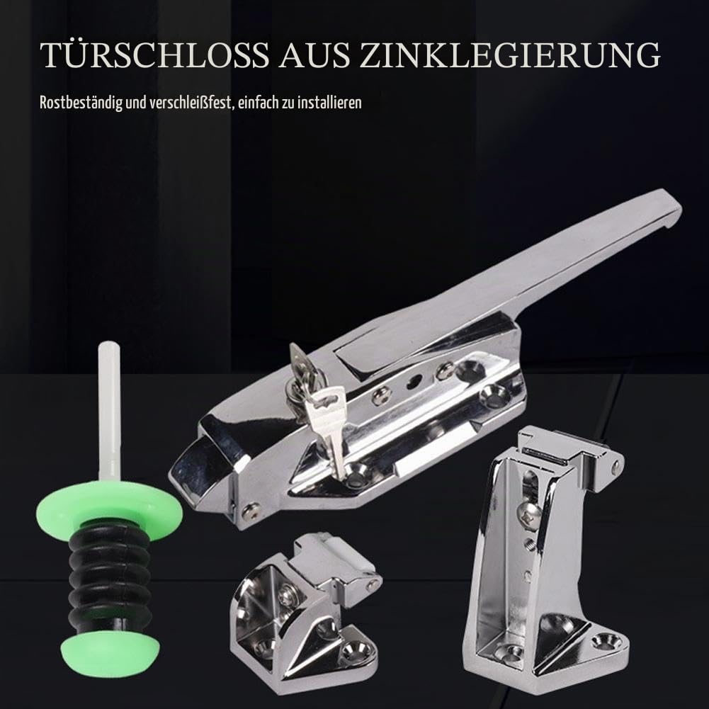 Walk-in Kühler Türgriff, Zinklegierung Kühlraum Türgriff, Sicherheitsverriegelung Griff Kit für Gefrierschrank Türschlösser, Ofen Schlösser, Labor Türschlösser, oder andere Ausrüstung